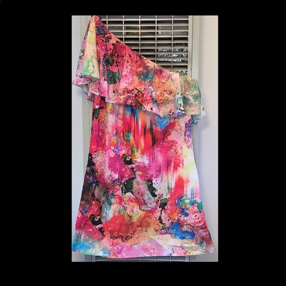 Amanda Uprichard Gardenia One Shoulder Dress XS - Picture 3 of 7